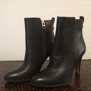 COACH LEATHER ANKLE BOOTS